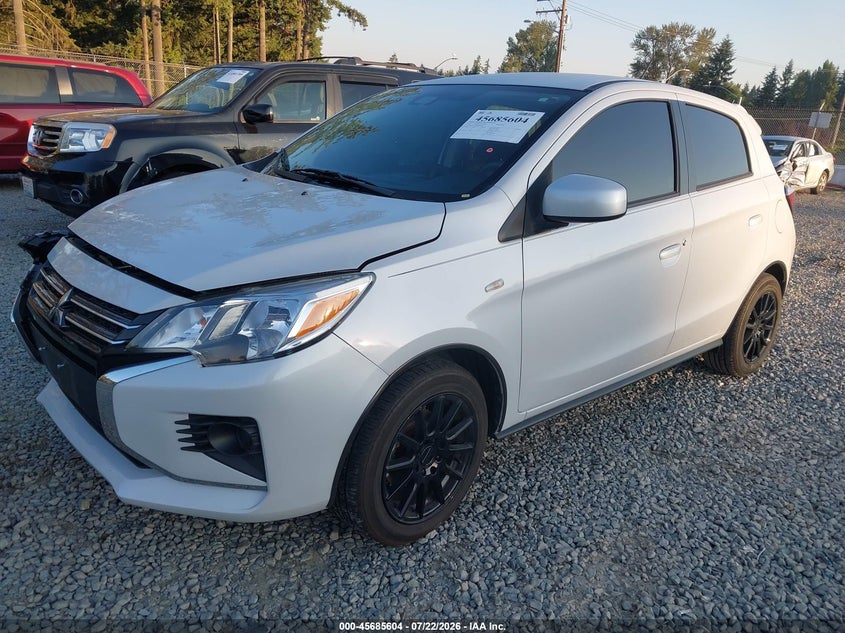 Vin: ml32auhj7nh009848, lot: 46184213, mitsubishi mirage es/le 20222