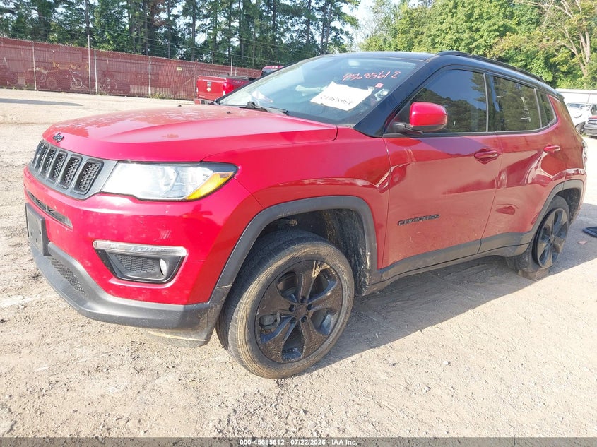 Vin: 3c4njcbb5kt612977, lot: 46184221, jeep compass altitude fwd 20192