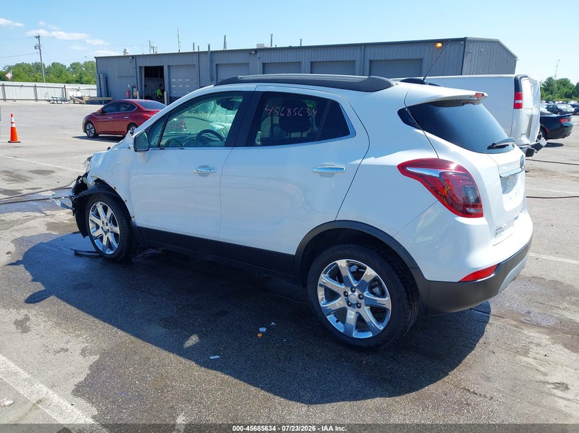 Vin: kl4cjbsb0jb523152, lot: 46184243, buick encore preferred ii 20183