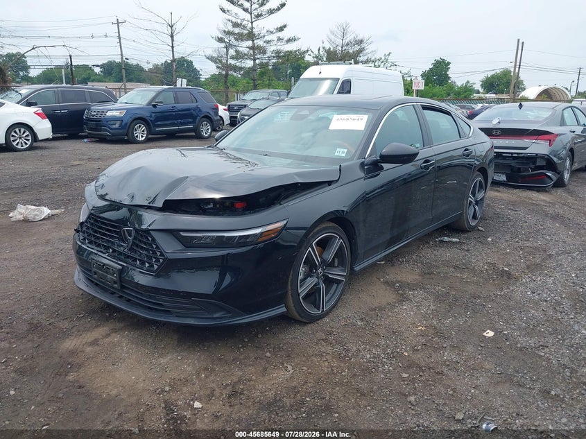 Vin: 1hgcy2f52sa076743, lot: 46184258, honda accord hybrid sport 20252