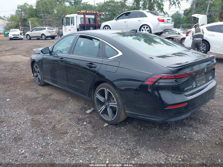 Vin: 1hgcy2f52sa076743, lot: 46184258, honda accord hybrid sport 20253