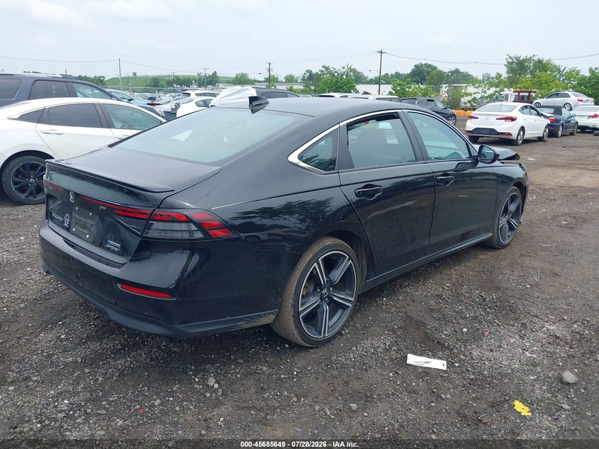 Vin: 1hgcy2f52sa076743, lot: 46184258, honda accord hybrid sport 20254
