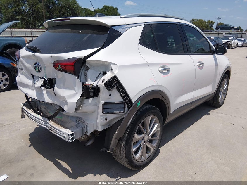 Vin: kl4mmgslxnb139807, lot: 46184260, buick encore gx awd essence 20224