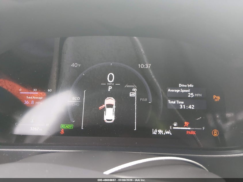 2025 Lexus Ux 300H Premium VIN: JTHUCJDH2S2012722 Lot: 45685657