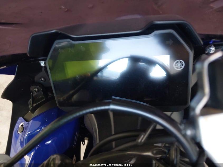 2022 Yamaha Yzfr7 VIN: JYARM38E4NA000447 Lot: 45685677