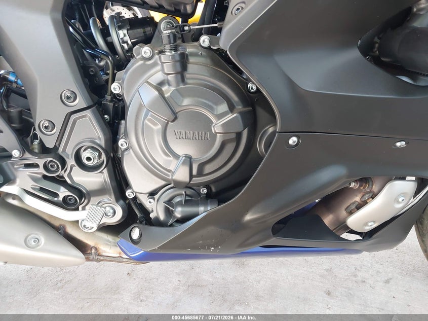 2022 Yamaha Yzfr7 VIN: JYARM38E4NA000447 Lot: 45685677