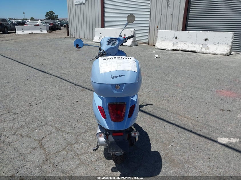 2017 Vespa Sprint 150 3V VIN: ZAPM818G2H5700486 Lot: 45685690
