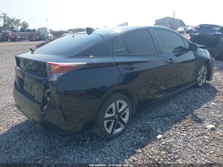 Vin: jtdkarfu5g3020273, lot: 46184302, toyota prius three touring 20164