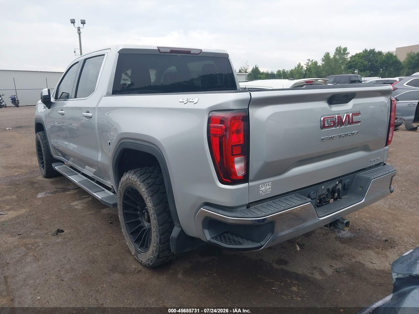Vin: 1gtu9bed9kz288033, lot: 46184340, gmc sierra 1500 sle 20193