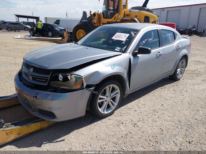 Vin: 1c3cdzab1en222681, lot: 46184345, dodge avenger se 20142