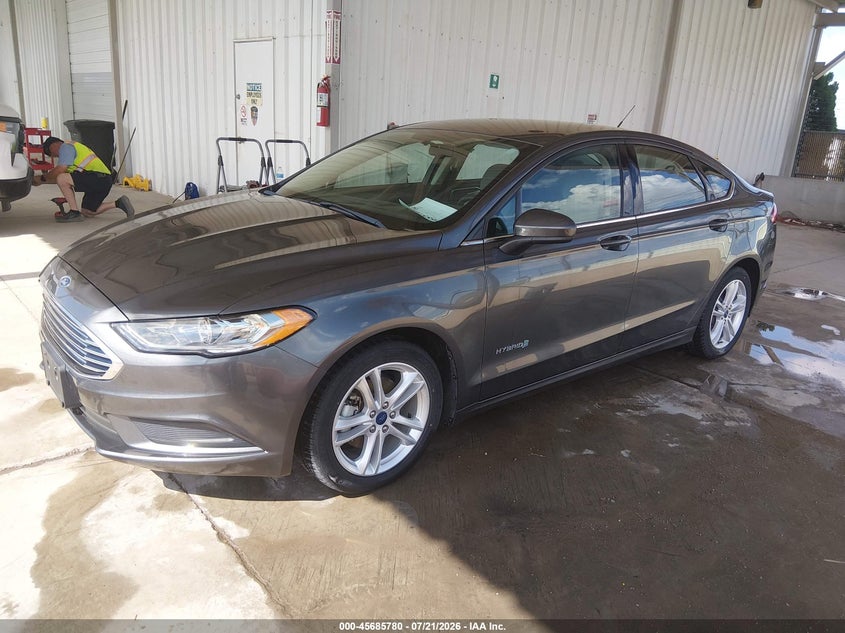 Vin: 3fa6p0uu7jr235778, lot: 46184389, ford fusion hybrid s 20182