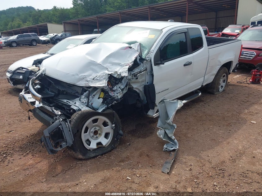 Vin: 1gchsbea8m1109946, lot: 46184425, chevrolet colorado 2wd  long box wt 20212