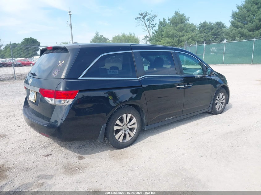 Vin: 5fnrl5h63eb024953, lot: 46184438, honda odyssey ex-l 20144