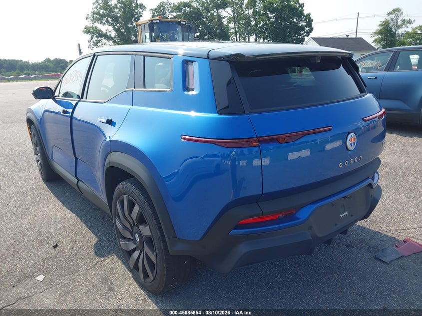 Vin: vcf1zbu2xpg004530, lot: 46184463, fisker ocean one 20233