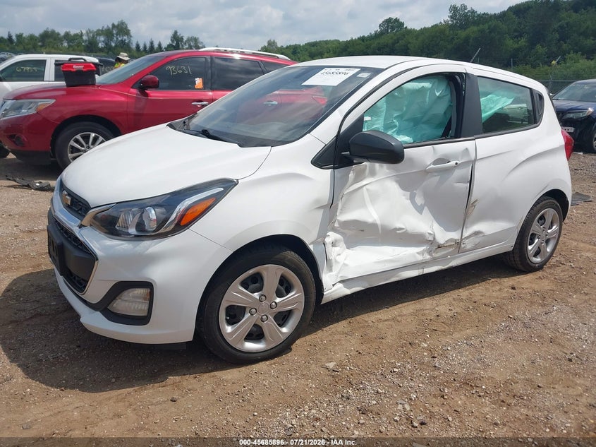 2022 Chevrolet Spark Fwd Ls Automatic VIN: KL8CB6SA1NC023236 Lot: 45685896