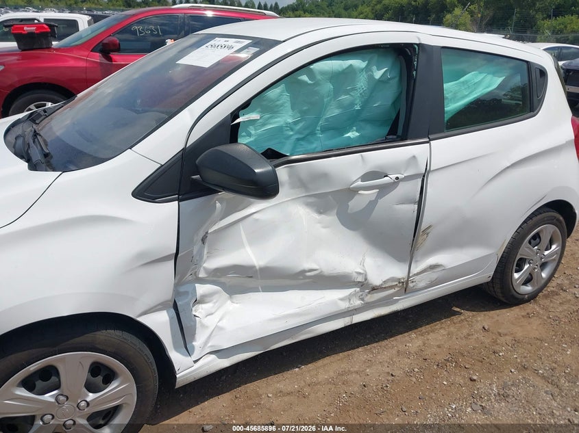 2022 Chevrolet Spark Fwd Ls Automatic VIN: KL8CB6SA1NC023236 Lot: 45685896
