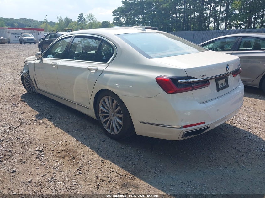 Vin: wba7t4c04nch07889, lot: 46184548, bmw 740 i xdrive 20223