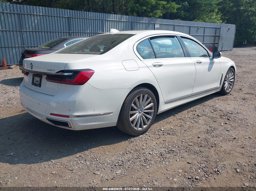 Vin: wba7t4c04nch07889, lot: 46184548, bmw 740 i xdrive 20224