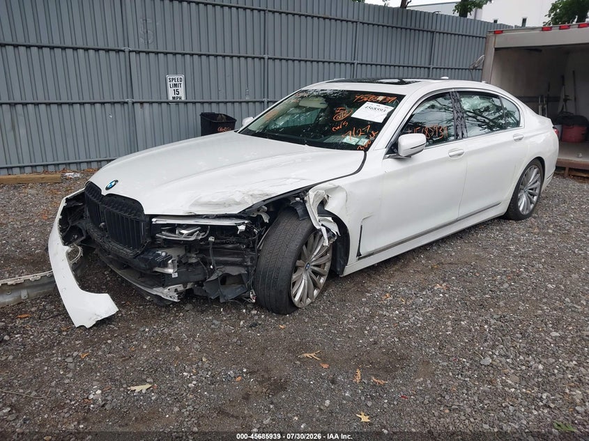 Vin: wba7t4c04nch07889, lot: 46184548, bmw 740 i xdrive 20222