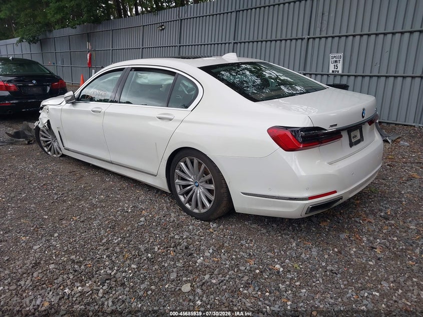 Vin: wba7t4c04nch07889, lot: 46184548, bmw 740 i xdrive 20223