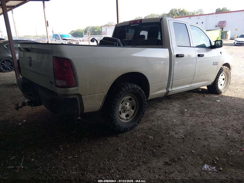 Vin: 1c6rr6fgxhs740327, lot: 46184550, ram 1500 tradesman  4x2 6'4 box 20174