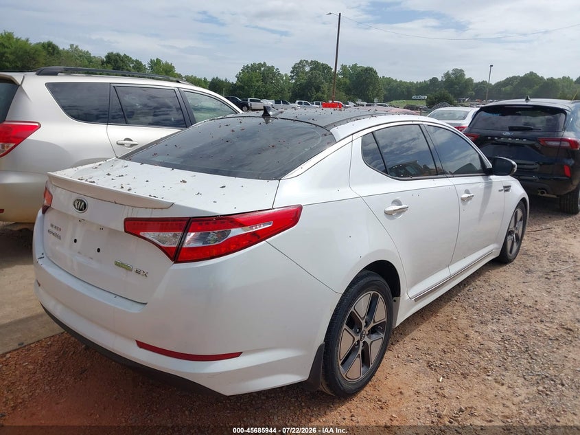 Vin: knagm4ad9d5039347, lot: 46184553, kia optima hybrid ex 20134