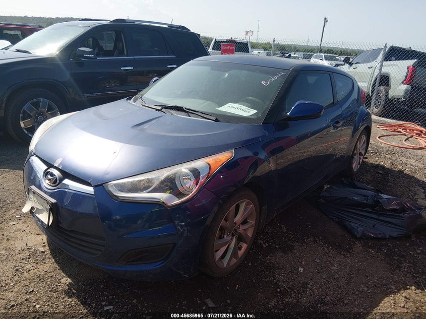 2016 Hyundai Veloster VIN: KMHTC6AD0GU257764 Lot: 45685965