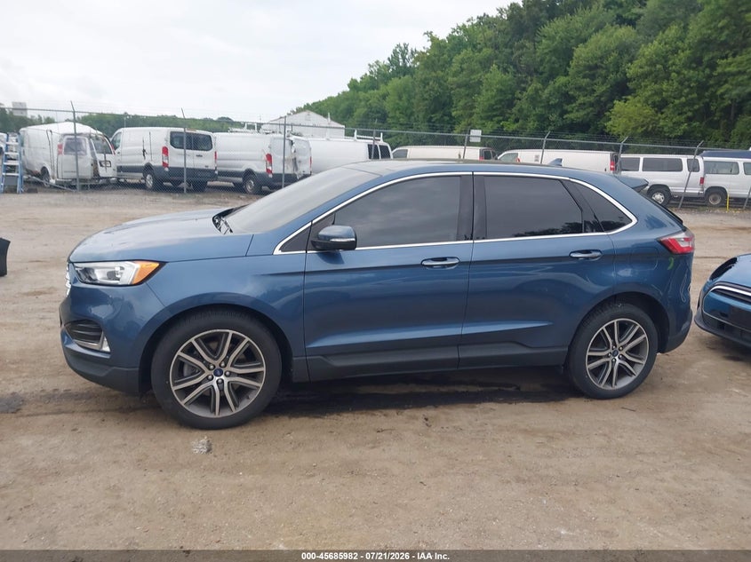 2019 Ford Edge Titanium VIN: 2FMPK4K94KBB74114 Lot: 45685982