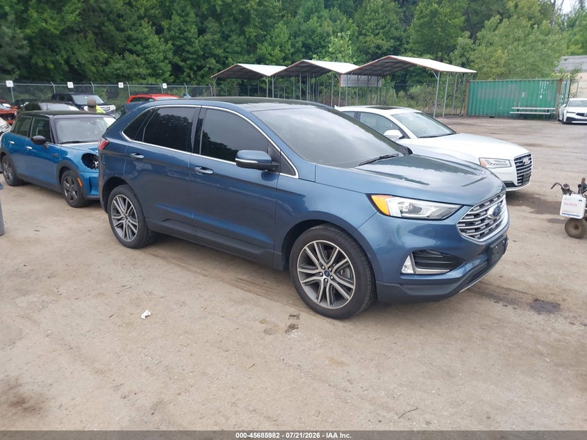 2019 Ford Edge Titanium VIN: 2FMPK4K94KBB74114 Lot: 45685982