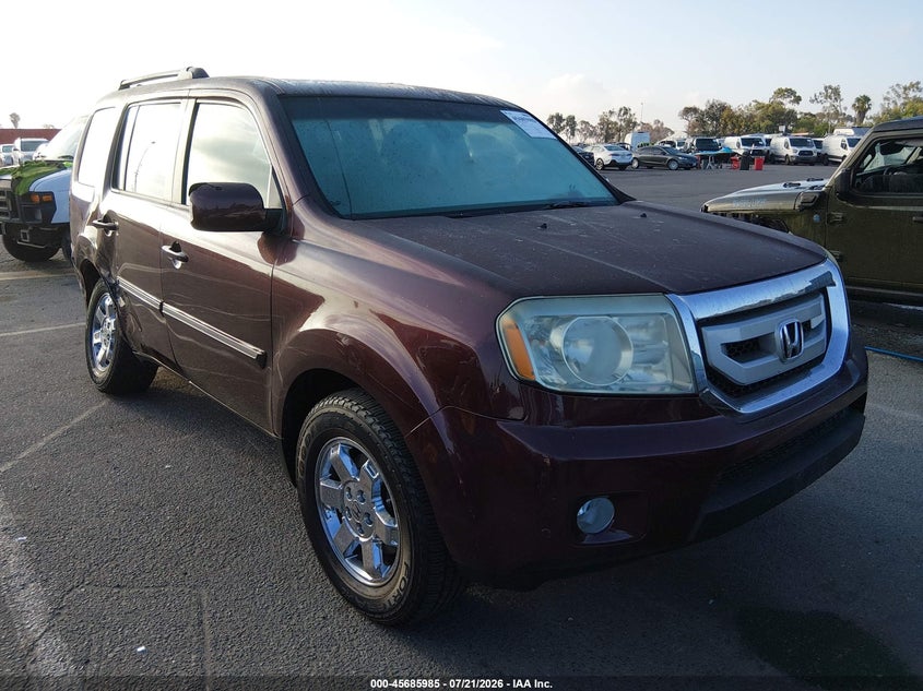 Vin: 5fnyf3h97ab002000, lot: 46184594, honda pilot touring 20101