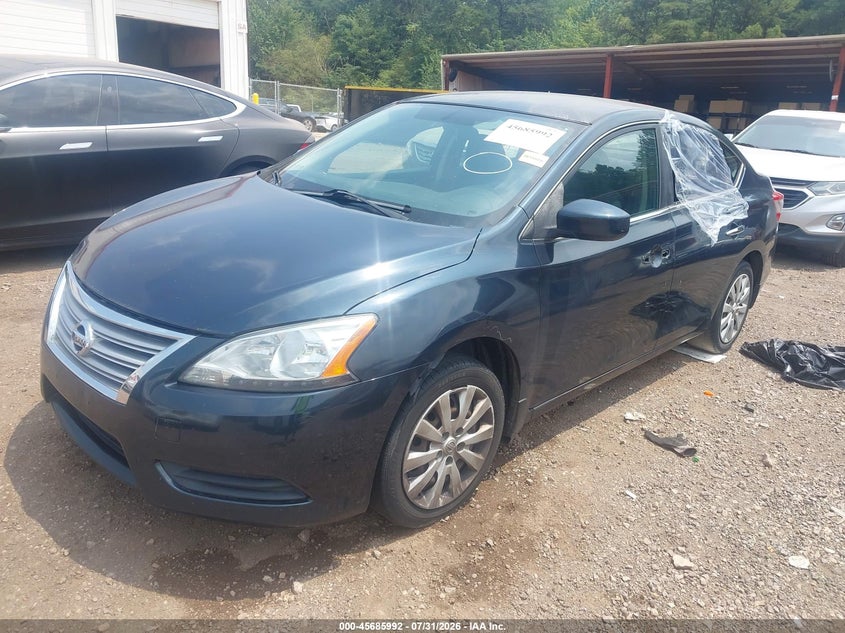 2014 Nissan Sentra, Обычный износ, IAAI, VIN 3N1AB7AP3EL680802 — фото 2