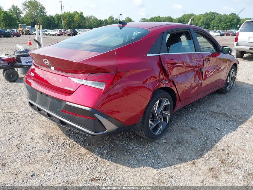 Vin: kmhlp4dg5ru813214, lot: 46184621, hyundai elantra limited 20244