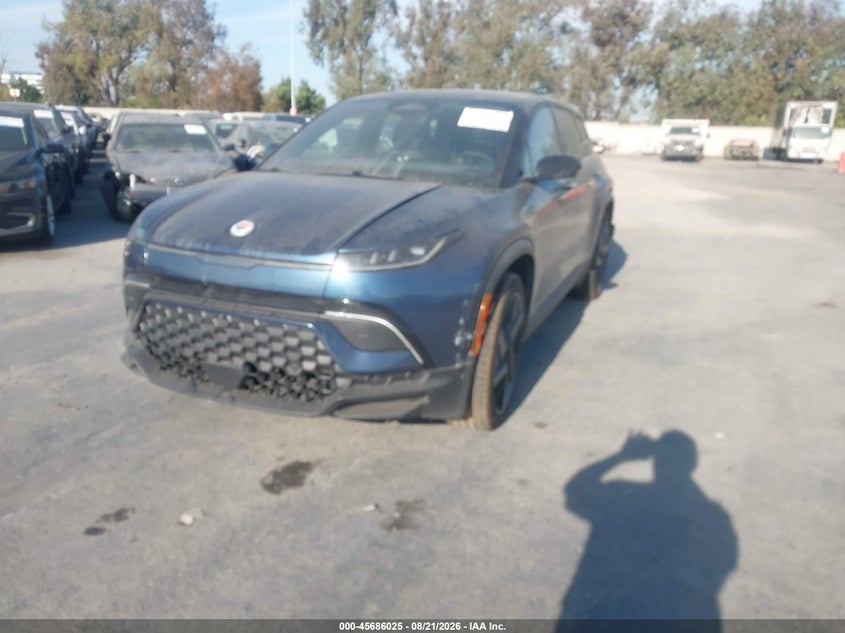Vin: vcf1zbu22pg002433, lot: 46184634, fisker ocean one 20232