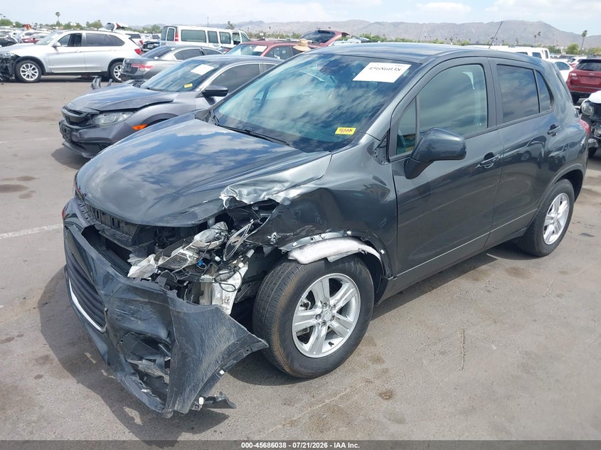 2020 Chevrolet Trax Fwd Ls VIN: 3GNCJKSB3LL222129 Lot: 45686038