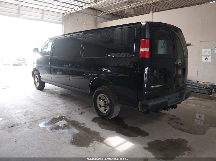 Vin: 1gcwgbfg0j1273201, lot: 46184659, chevrolet express 2500 work van 20183
