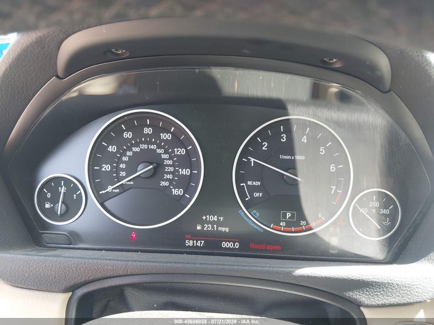 2016 BMW 320I auction photo 7
