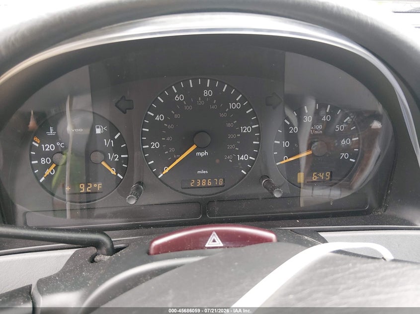 2003 Mercedes-Benz Ml 350 VIN: 4JGAB57EX3A455252 Lot: 45686059