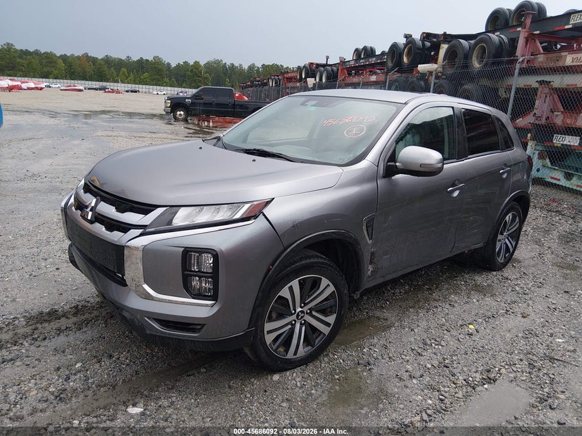 Vin: ja4aruau2mu029687, lot: 46184701, mitsubishi outlander sport 2.0 be awc/2.0 es awc/2.0 le awc/2.0 se awc 20212