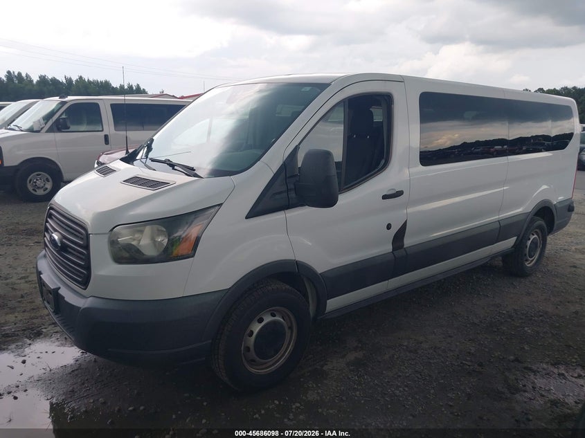 Vin: 1fbzx2zm6gkb33787, lot: 46184707, ford transit-350 xl 20162