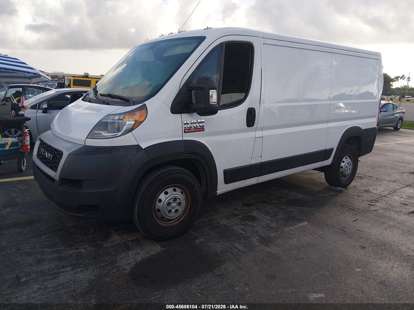 Vin: 3c6trvag1le141755, lot: 46184714, ram promaster 1500 low roof 136 wb 20202