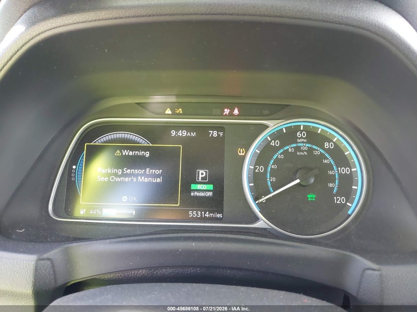 NISSAN LEAF 2021 VIN 1N4AZ1CV5MC557021