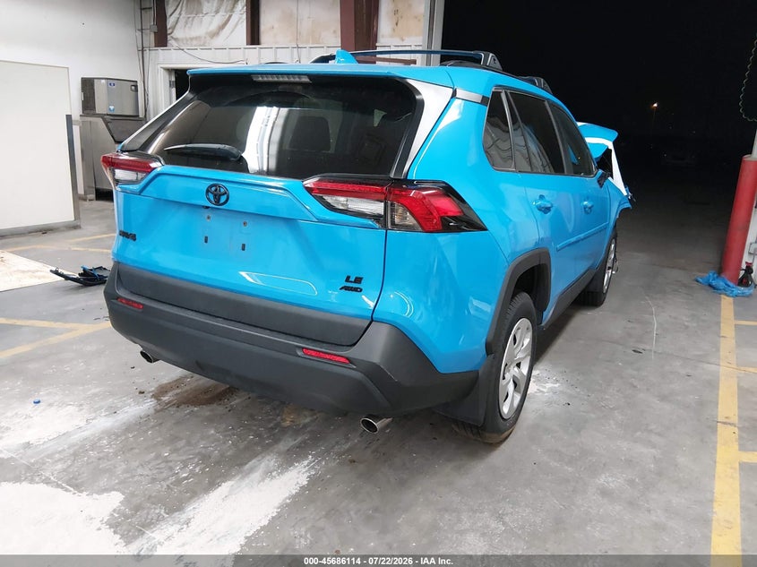 2021 Toyota Rav4 Le VIN: 2T3F1RFV2MW221552 Lot: 45686114