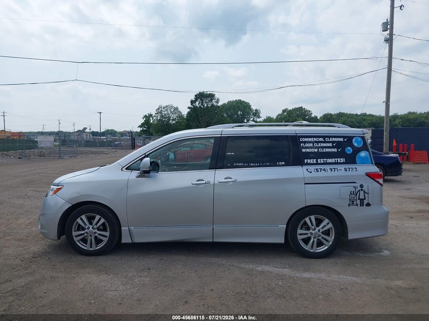 2011 Nissan Quest Sl VIN: JN8AE2KPXB9009500 Lot: 45686115