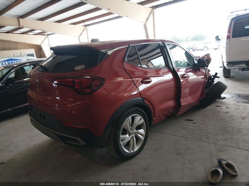 Vin: kl4ambsl4rb087005, lot: 46184727, buick encore gx preferred fwd 20244