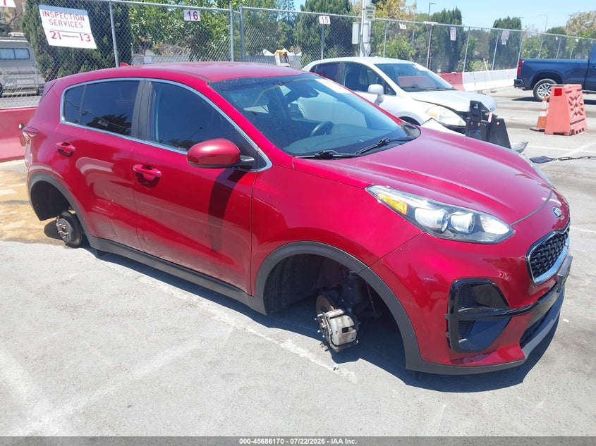 2021 Kia Sportage Lx, Theft Recovery, IAAI, VIN KNDPM3ACXM7844931