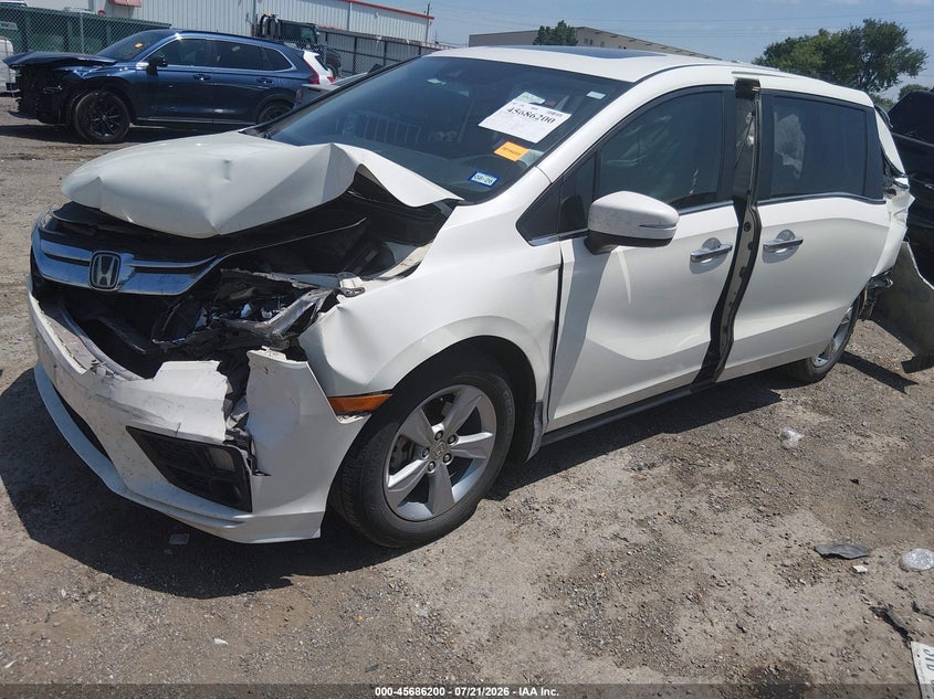 2019 Honda Odyssey Ex-L VIN: 5FNRL6H77KB015635 Lot: 45686200