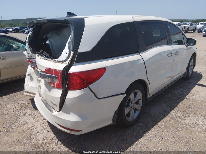 2019 Honda Odyssey Ex-L VIN: 5FNRL6H77KB015635 Lot: 45686200