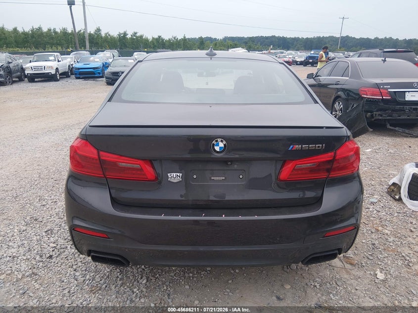 2018 BMW M550I xDrive VIN: WBAJB9C57JB036765 Lot: 45686211