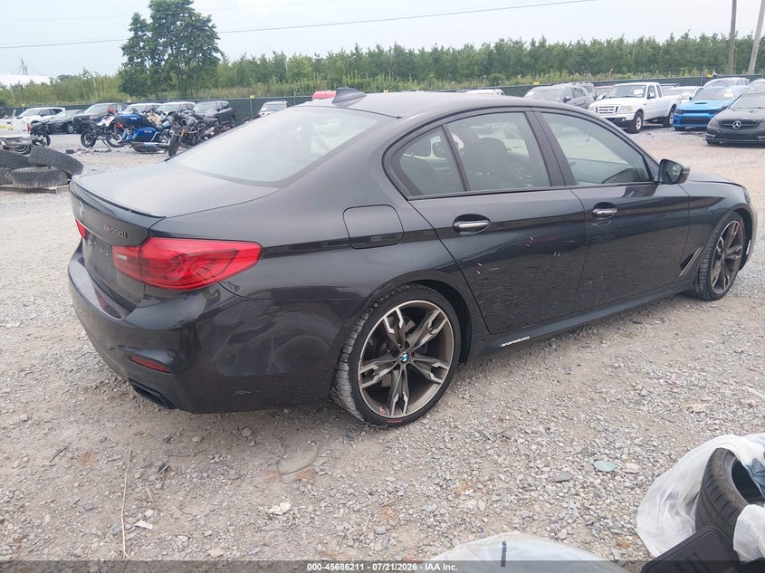 2018 BMW M550I xDrive VIN: WBAJB9C57JB036765 Lot: 45686211