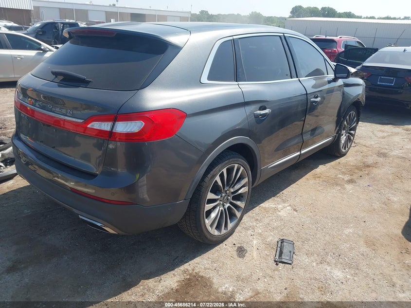 Vin: 2lmpj6lr8hbl37308, lot: 46184823, lincoln mkx reserve 20174